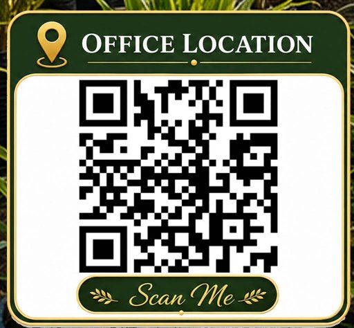 QR code — Zyra Farms office location